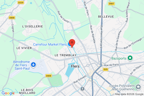 Carte de l'emplacement Local - Galerie Carrefour Market