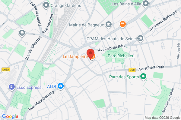 Carte de 3 Avenue Henri Ravera, 92220 Bagneux, France