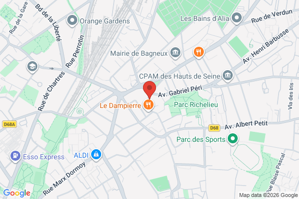 Carte de 10 Avenue Henri Ravera, Bagneux, France