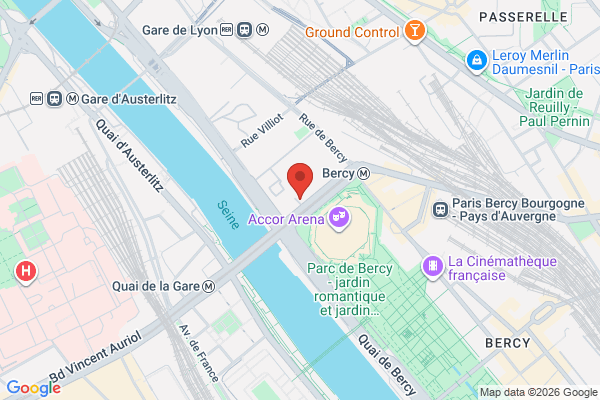 Carte de 1 Boulevard de Bercy, Paris, France