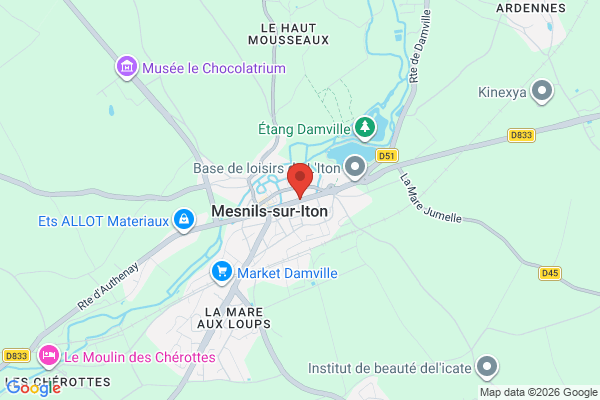 Carte de l'emplacement BAR - PMU - PRESSE - FDJ
