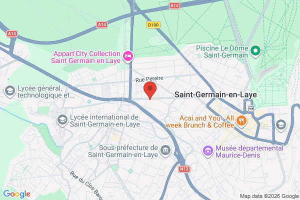 Carte de l'emplacement Bureaux / local commercial 85m² 