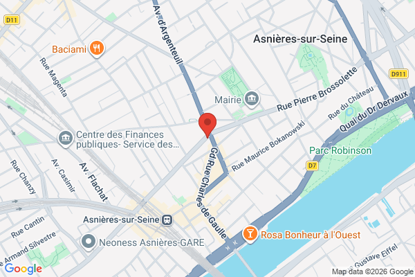 Carte de 43 Rue Gallieni, Asnières-sur-Seine, France