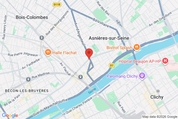 Carte de l'emplacement Local, Bail à céder