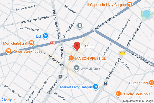 Carte de Boulevard Chanzy, Livry-Gargan, France