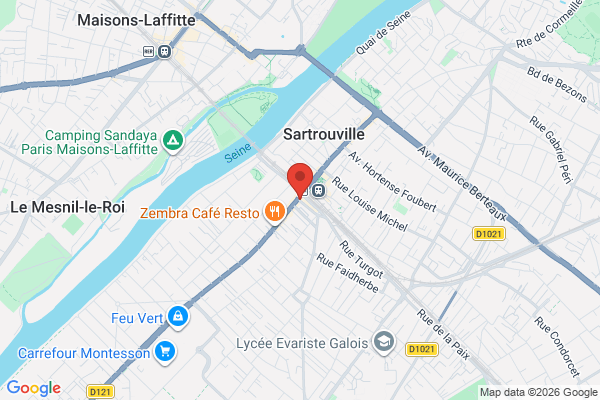 Carte de l'emplacement Appel à projet en vue de la reprise d'un local commercial 