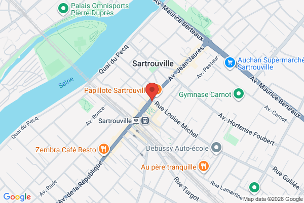 Carte de 67 Avenue Jean Jaurès, Sartrouville, France