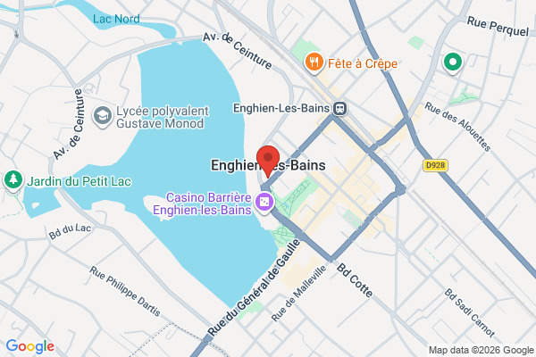 Carte de Enghien-les-Bains