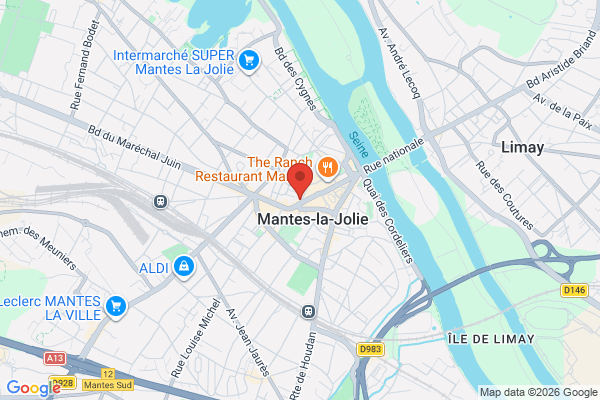 Carte de l'emplacement Rue Chanzy