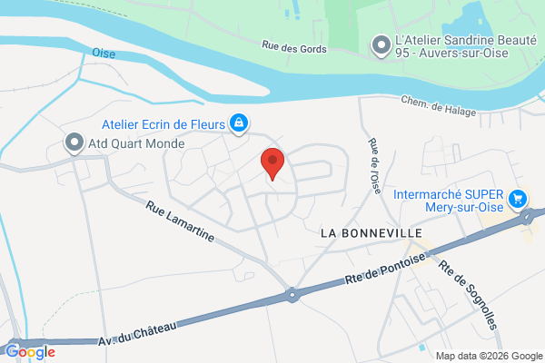Carte de Val-d'Oise, France