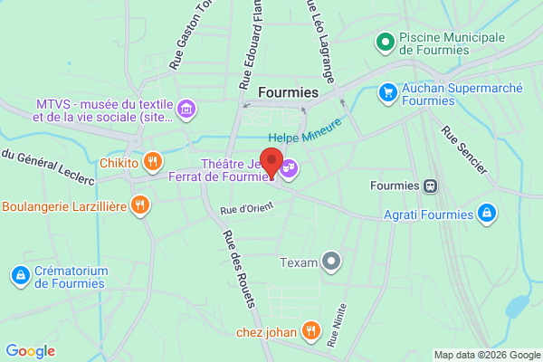 Carte de 57 Rue Saint-Louis, Fourmies, France
