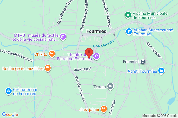 Carte de 51 Rue Saint-Louis, Fourmies, France