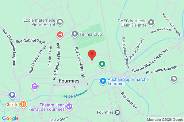 Carte de 59610 Fourmies, France