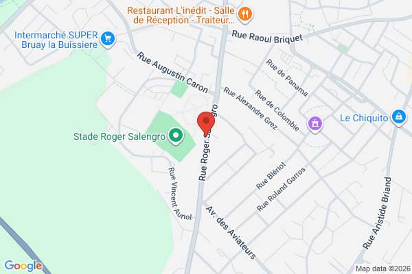 Carte de Rue Roger Salengro, Bruay-la-Buissière, France