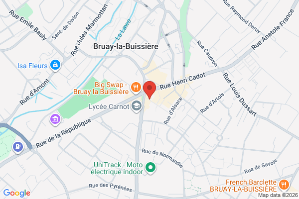 Carte de 35 Rue du Périgord, Bruay-la-Buissière, France