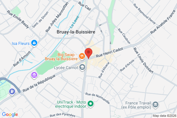Carte de 14 Rue Henri Cadot, Bruay-la-Buissière, France