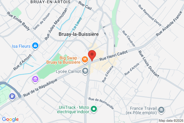 Carte de 19 Rue Henri Cadot, Bruay-la-Buissière, France