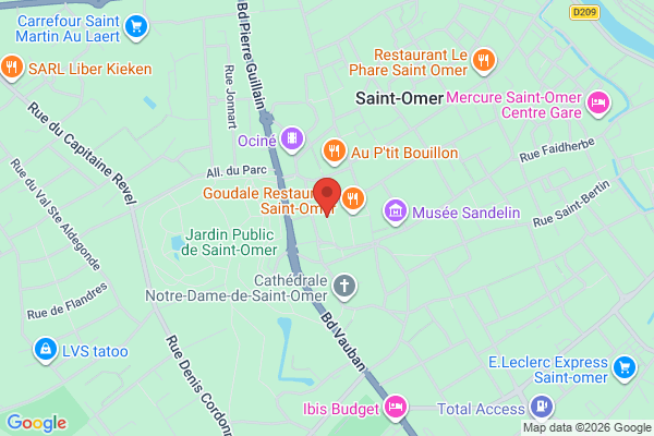 Carte de Rue Louis Martel, Saint-Omer, France
